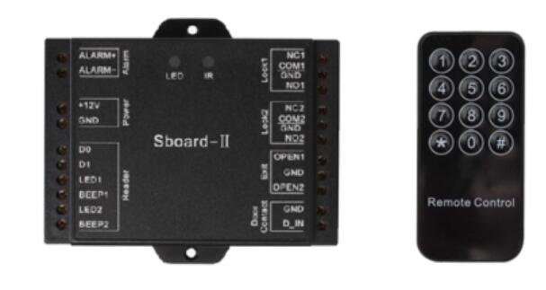 Sboard Mini Single Door Controller Single Dual door Access Controller Connect with Any keypad Reader Wiegand 26~37 Bits Output: double controller