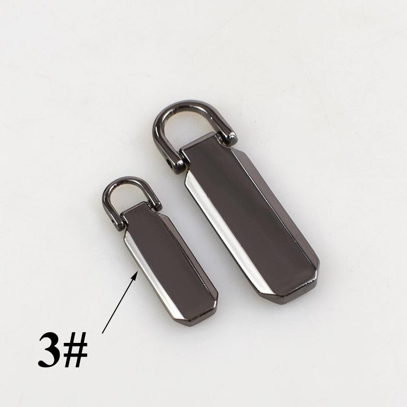 10pz estrattori per cerniere in metallo staccabili per 3 #5 # cerniere cursori linguette per cerniera lampo cerniera lampo kit di riparazione cerniere accessori hardware per cucire fai da te: GunBlack-No3