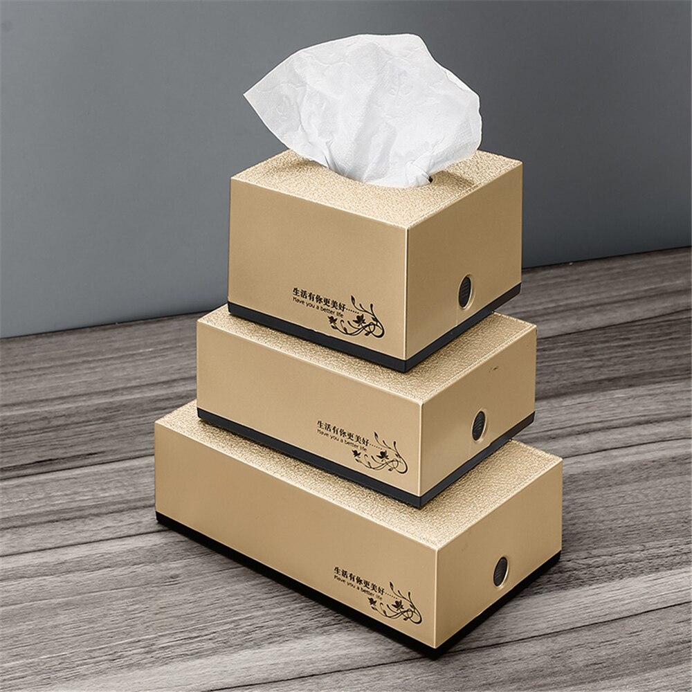 B-LIFE Tissue Dispenser Box Cover Holder Clear Acrylic Rectangle Napkin Organizer Hand Towel Dispenser Tissue Cover Rectangular