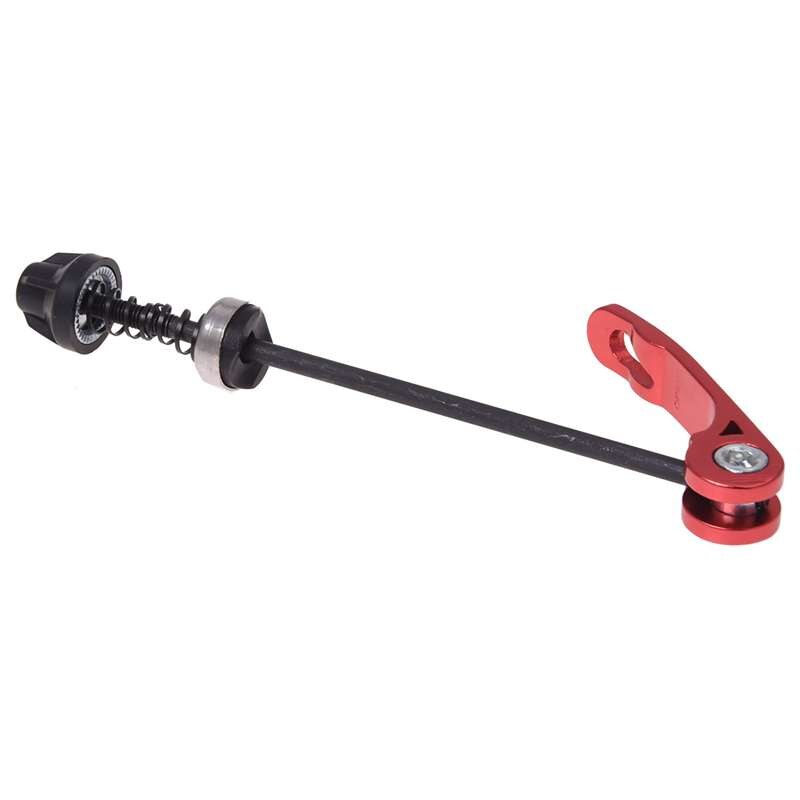 Pair MTB Bike Wheel Skewer Quick Release QR Front Rear Axle Red