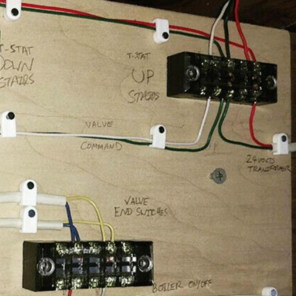15 Stk/set 6 Punt Auto Marine Power Distributie Bus Bar Terminal Block 600V 15A Zwart Rood Terminal Barrier Strip