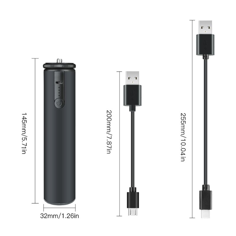 Chargeur de puissance de capacité de batterie de 6800mAh poignée USB type-c chargeant pour la poche