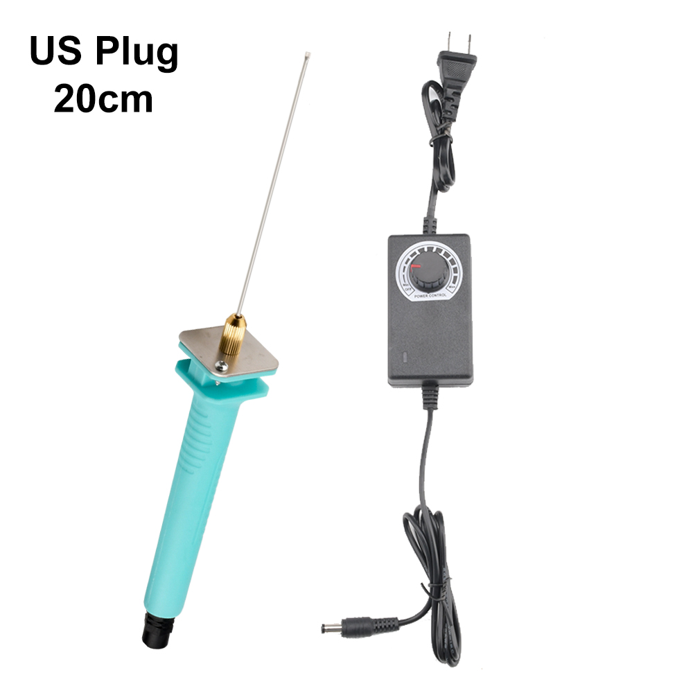 Foam Cutter Pen 110V-240V Electric Foam Polystyrene Cutting Machine Styrofoam Cutter DIY with Adjustable Temperature Adapter: US Plug 20cm