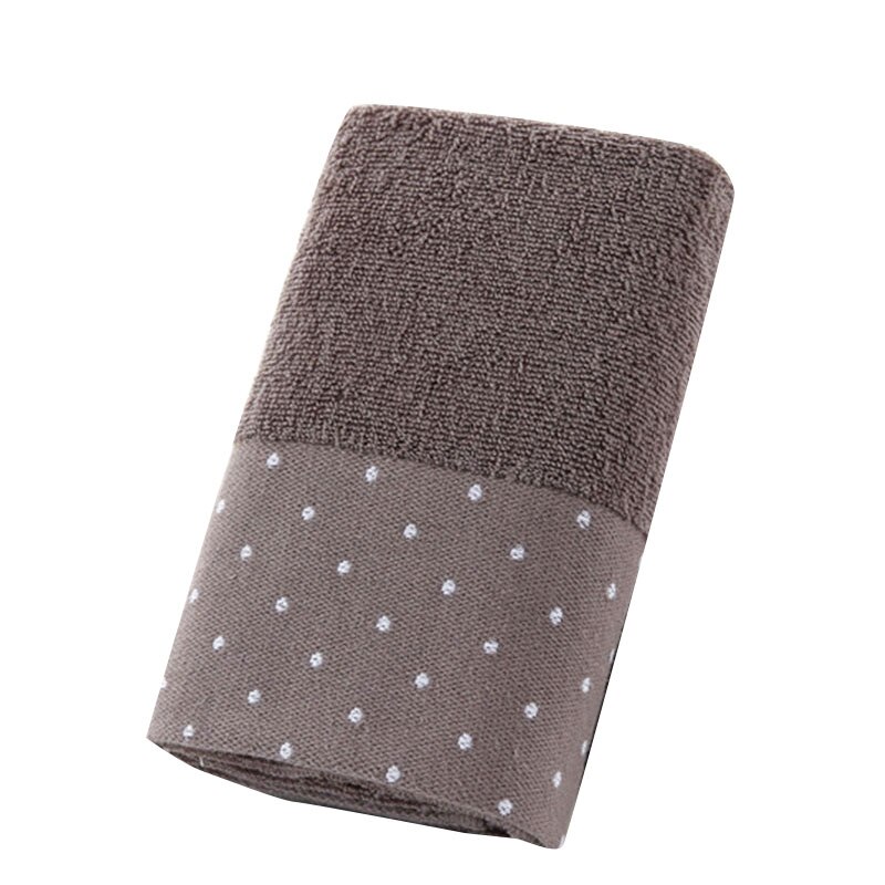 Luxe Zachte Witte Dot Handdoeken Badkamer Sterk Water Absorberende Volwassen Strandlaken Bad Douche Handdoek Dikke Handdoeken 35X75cm: Donker Kaki