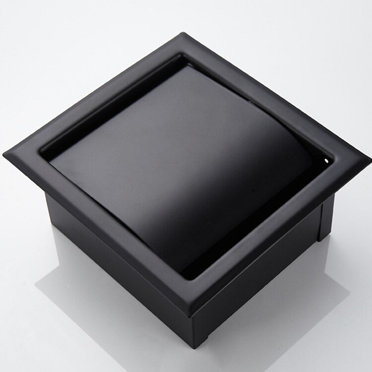 Recessed Toilet Paper Holder,Stainless Steel Double Roll Paper Box for Bathroom,Wall-Mounted Paper Storage Rack