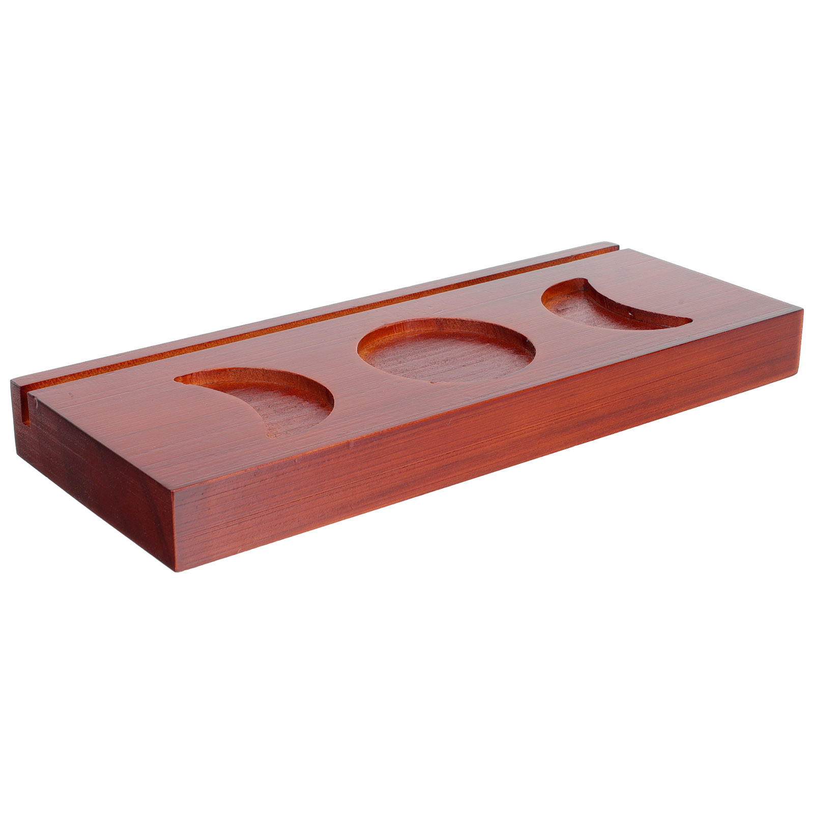 Support Bois 4 Tubes Hermétiques – Présentoir Esthétique Grains De Café, Thé Ou Épices, Design Élégant