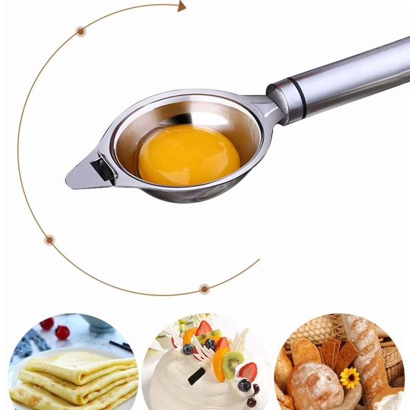 Maotrade Eigeelscheider, roestvrij staal, eiersnijder, voor het koken Maotrade Eigeelscheider, roestvrij staal, eiersnijder, voor het koken