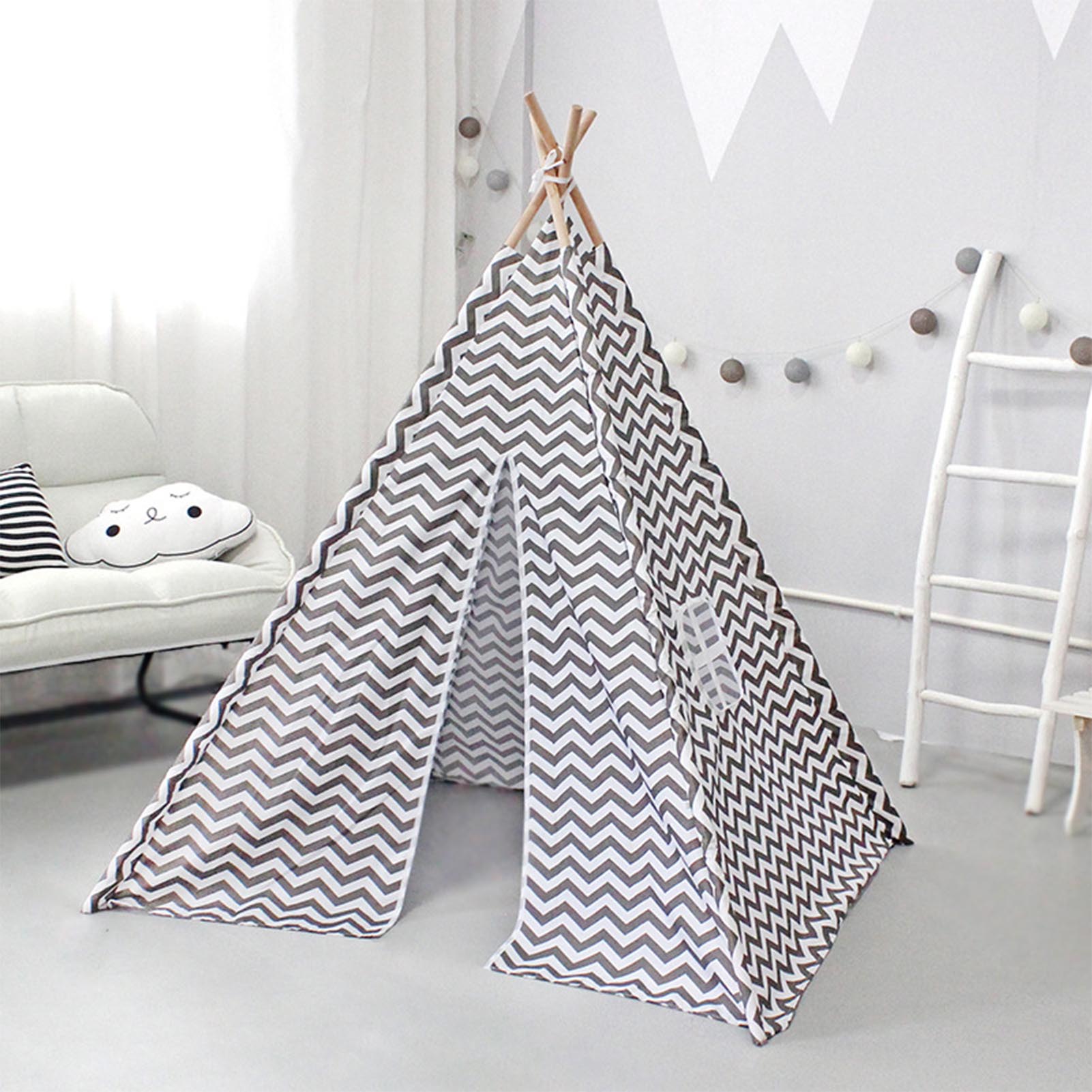 Teepee Tent Voor Kinderen Indoor Outdoor Kinderen Spelen Playhouse Tent Opvouwbare En Draagbare Kinderen Teepee Play Tent Geschikt Voor Kinderen P