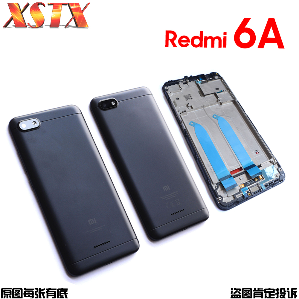 Battery Back Cover for Xiaomi Redmi 6A Rear Door Housing Replacement Repair Spare Parts front panel for Redmi6A