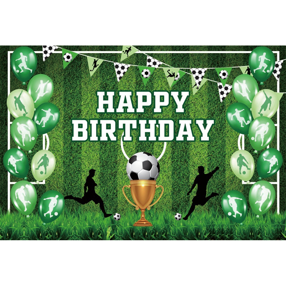 Soccer Birthday Party Backdrop Football Field Photo Background Soccer Theme Birthday Party Decorations