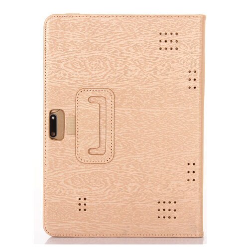 Myslc pu lædercover til digma citi octa 10 cs1219pl 10.1 tommer tablet: Guld