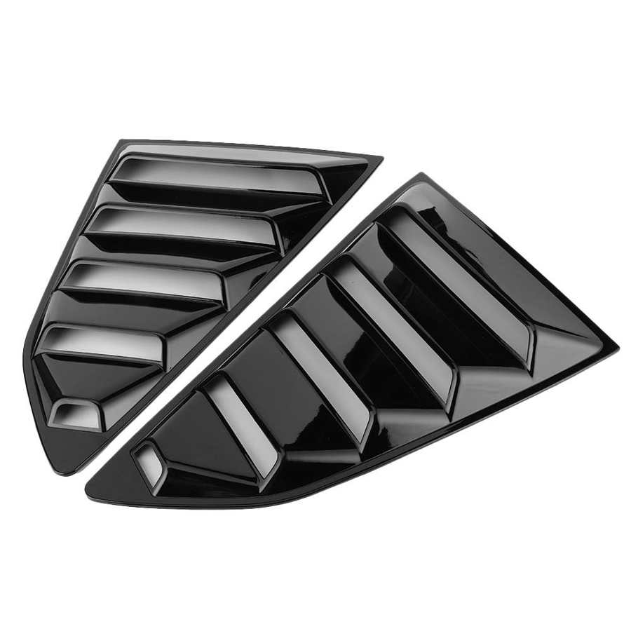 Car Window Louvers Side Air Vent Cover Fit for Chevy Camaro Glossy Black Car Styling