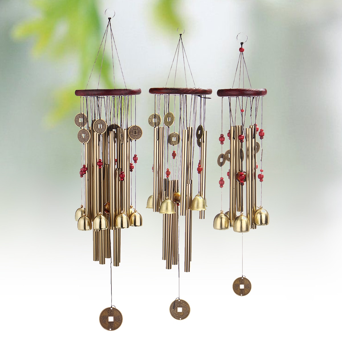 Outdoor Living Wind Chimes Yard Antique Amazing Garden Tubes Bells Copper Home Windchime Chapel Bells Wall Hanging Home Decor