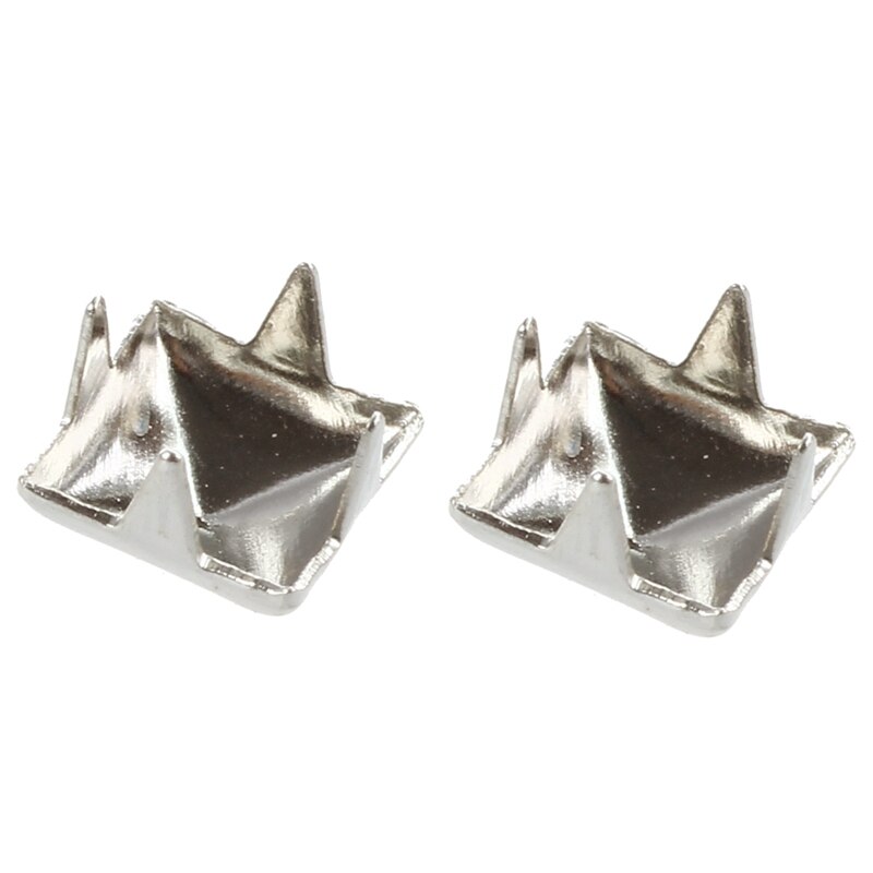 400 Stck Kupfer 6 Mm Silber Pyramide Nieten Pyramiden Nieten Dekoration