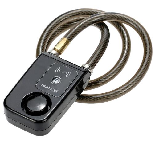 Bicycle Lock Anti-Lost Alarm Keyless Bike Motorcycle Gate Door Anti Theft Alarm 110dB Phone APP Control Bluetooth Smart Lock 0.2
