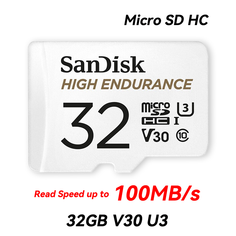 SanDisk High Endurance Micro SD Card 32GB 64GB 128GB 256GB Memory Card Up to 100MB/s Flash Card TF Card for Monitoring Dashcam: 1TB