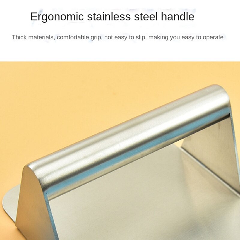 Square Meat Press Manual Meat Patty Press Burger Press Meat Mold Meat Chopper Kitchen Tool