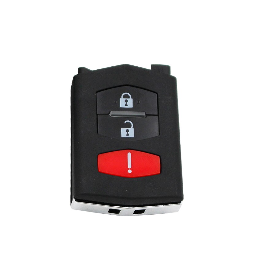 3/4 buttons Flip Remote Key Fob Shell Case fob 4 Button for Mazda 3 5 6 RX-8 CX-7 CX-9 RX-8 with uncut HU133 blade: only button part 3B
