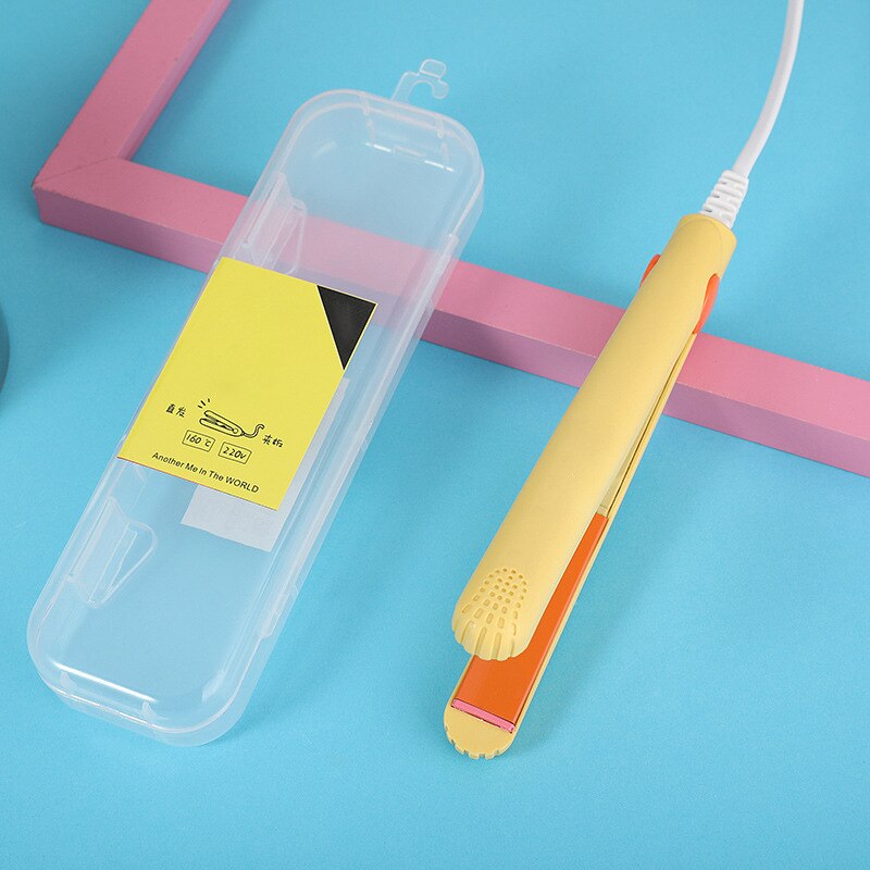 3 Style Hair Straightener Hair Curler Ceramic Hair Flat Iron Hairs Straightening Corrugated Styling Tool Portable: yellow / US