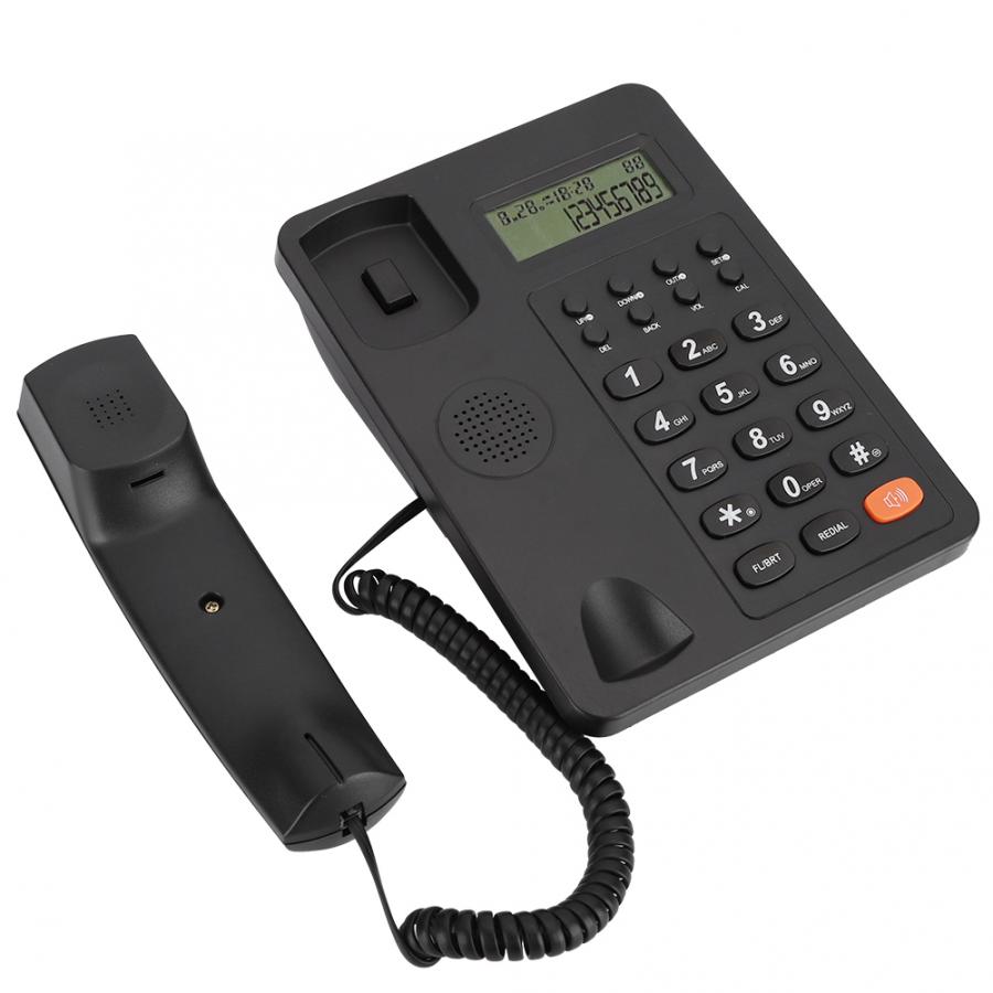 Telefoon kx -t8206 engels kantoor desktop telefoon dtmf\fsk dual system vaste lijn met lcd-scherm draadloze telefoon voor thuis
