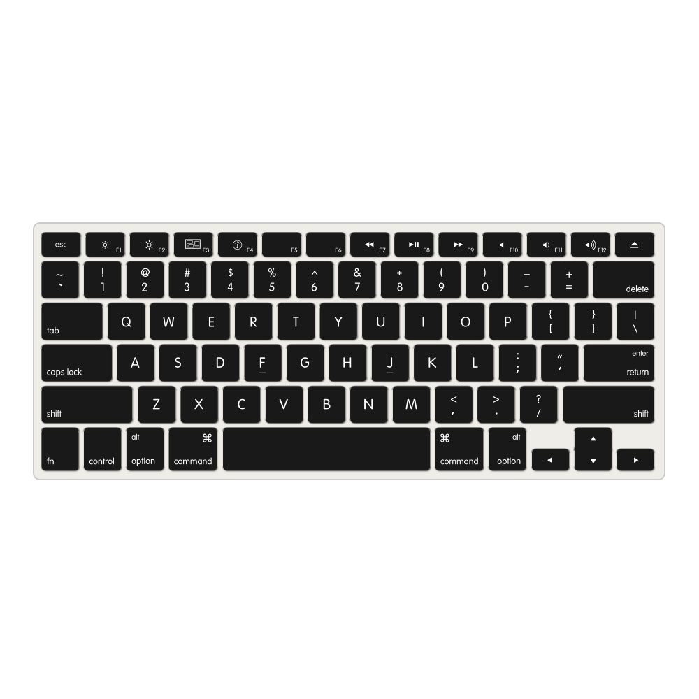 Cubierta para teclado Air 13, Protector de silicona impermeable, para Macbook Air M1, 13, , A2337, A2179: Black