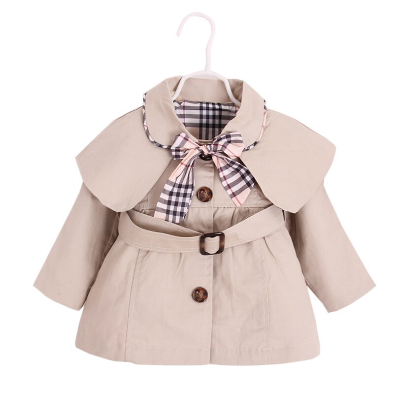 Agrume automne bébé veste Infantil fille bébé manteau bébé Trench Double poitrine coupe-vent pour fille enfants printemps veste