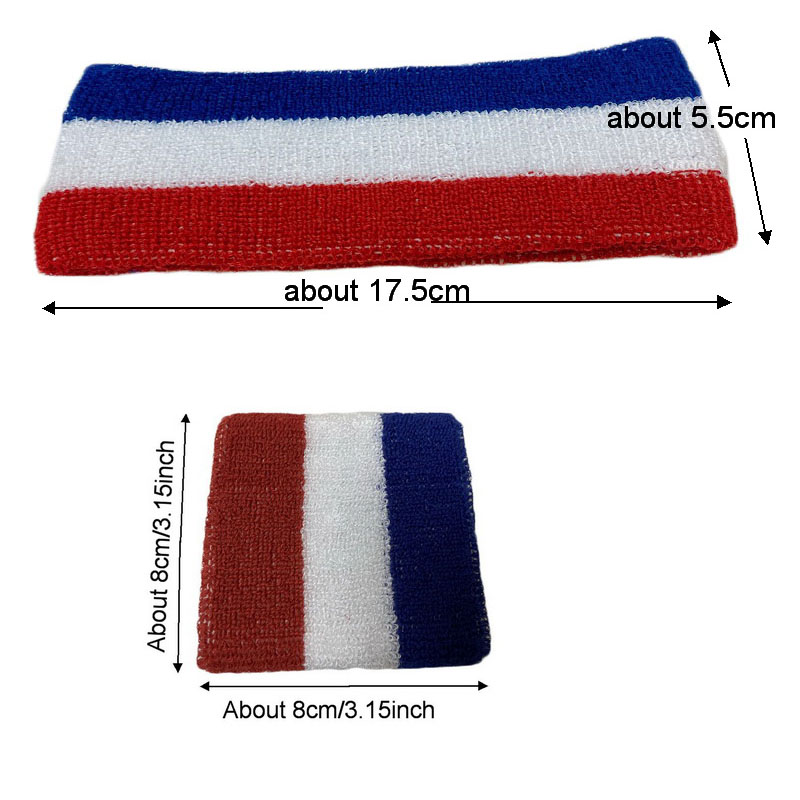 Tennis Wristbands Sport Headband For Men Women Towel Sweat Bands Basketball Yoga Gym Running Volleyball Wrist Wrap Sweatband