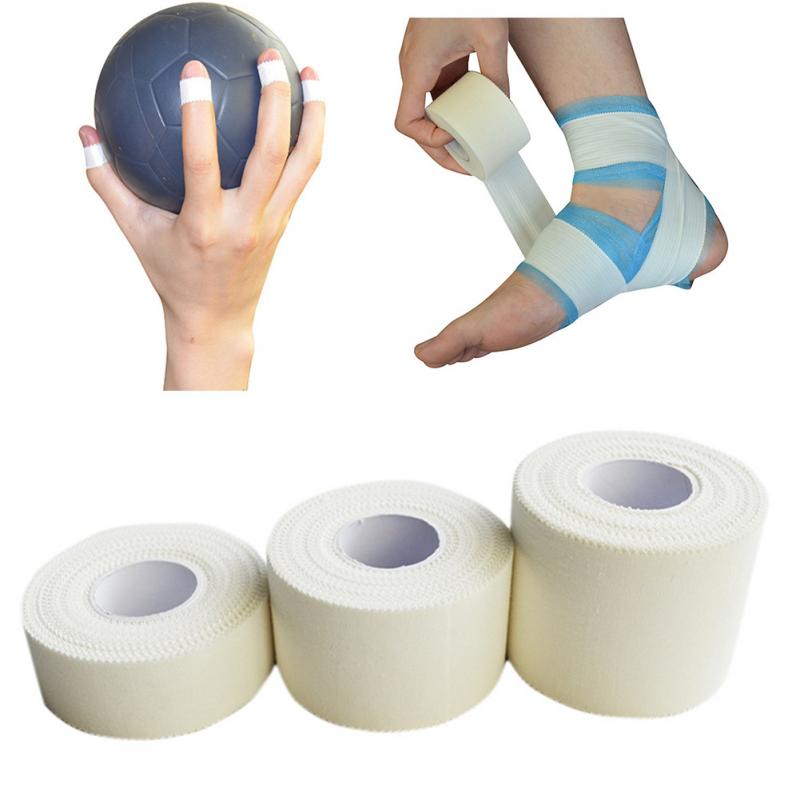 10m elastisk klæbende bandage sports håndled hånd tommelfinger finger tape rem hvid anti-ridse sport tape