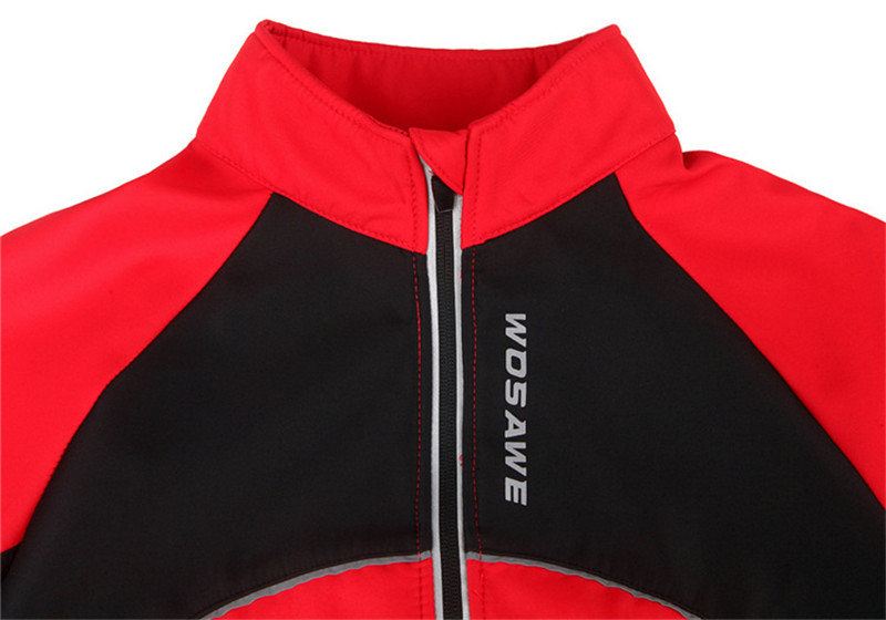 Winter mtb fiets winddicht jack lange mouwen sportkleding fietsjack fiets soft shell thermische fleece sportjas