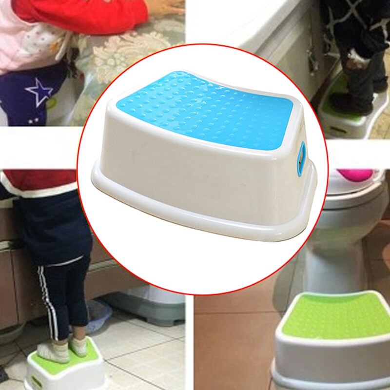 Kids Step Stool Great for Potty Training Toilet Step Stool Baby Non-Slip Stool Step Stool Kids Small Chair Take It Along in Bedr