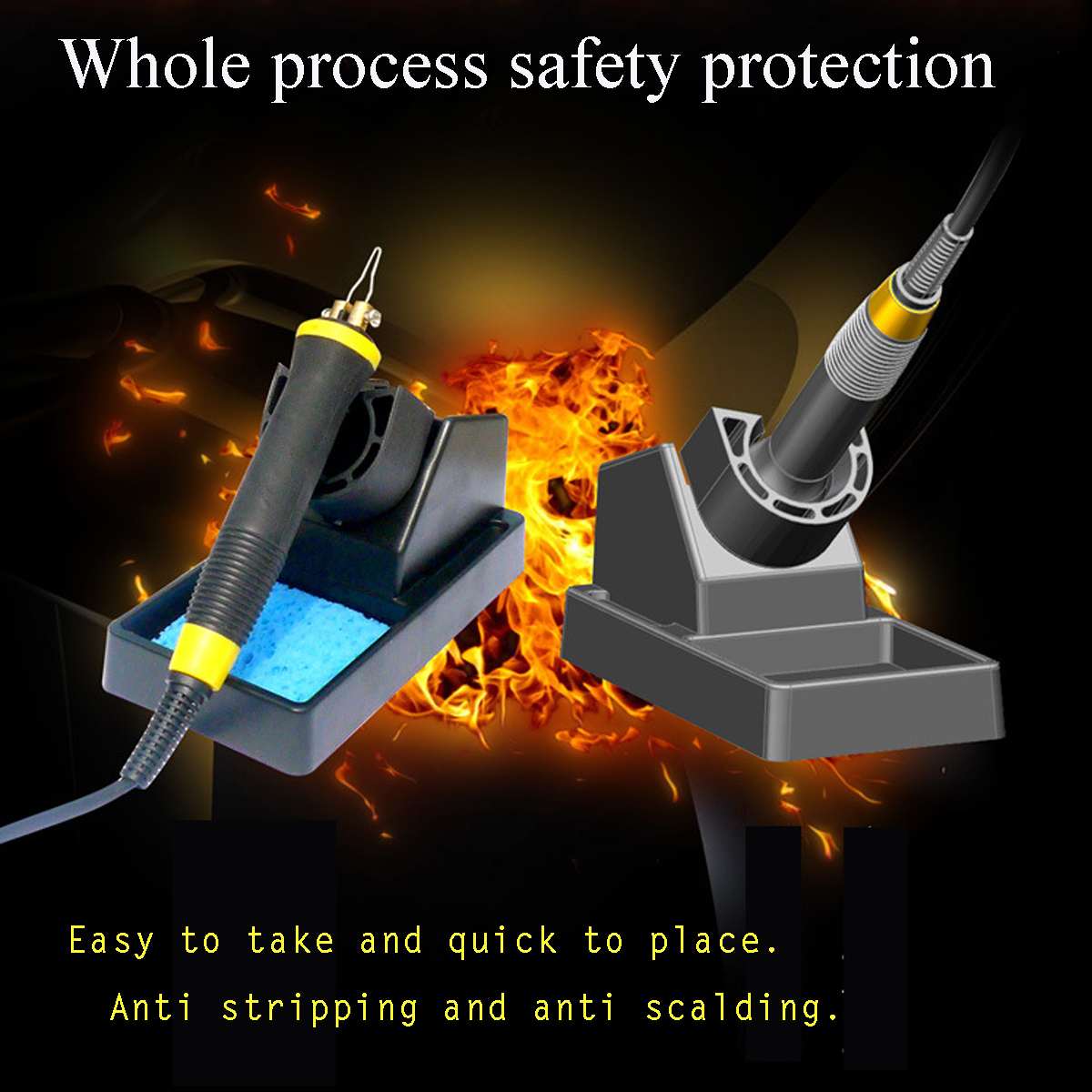 60W 35Pcs Pyrography Machine Wood Burning Adjustable Temperature Burner Wood Cautery Pyrography Pen Gourd Crafts Tool Set