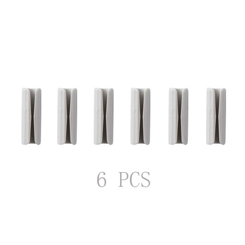 6/12 Stuks Laken Clips Plastic Antislip Klem Quilt Bed Cover Grijpers Fasteners Matras Houder Voor Lakens thuis: 6PCS