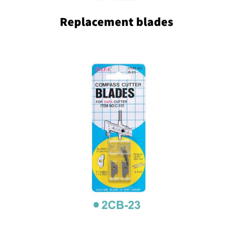 Circle Cutter C-101 Photo Paper Cutter Compass Circles Diy Tool Tangential Device 10-150mm Diameter Round Cutter: replacement blades