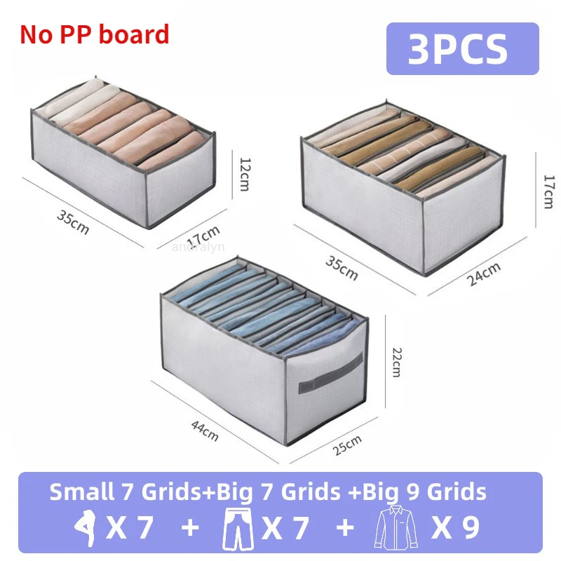 Closet Pants Organizer Cabinet Storage Organizer Box Storage Clothes Organizer For Underwear Sock Shirt Jeans Pants Organization