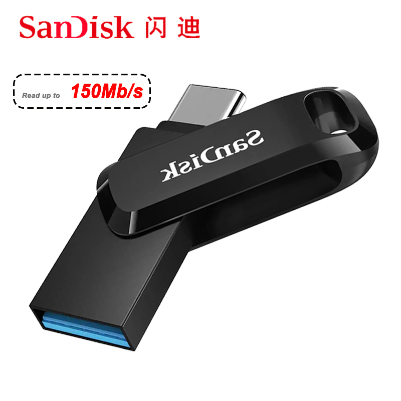 Original SanDisk SDDDC3 USB 32G 64G 128G 256G 512G 1T Pendrive hoch Max bis zu 400Mb/s 3,2 Yype C OTG Für Laptop Tablette Telefon