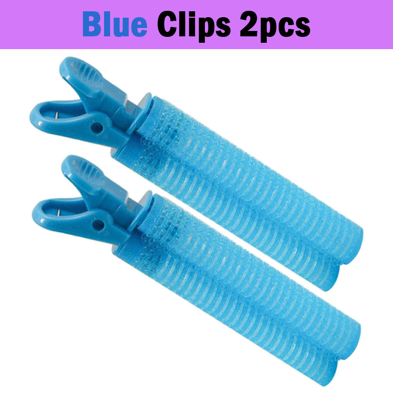 Pinzas esponjosas para raíz del cabello, rulos para el cabello rizado, Culers de espuma, flequillo, pinzas para el cabello esponjosas, juego de rizador, herramientas de peinado para dormir y perezosos: Negro