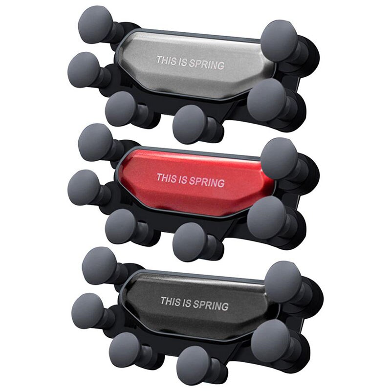 Gravity mobiltelefon holder til bilmontering luftventil klip gps holder stativ beslag ingen magnetisk telefon holder til iiphone xiaomi