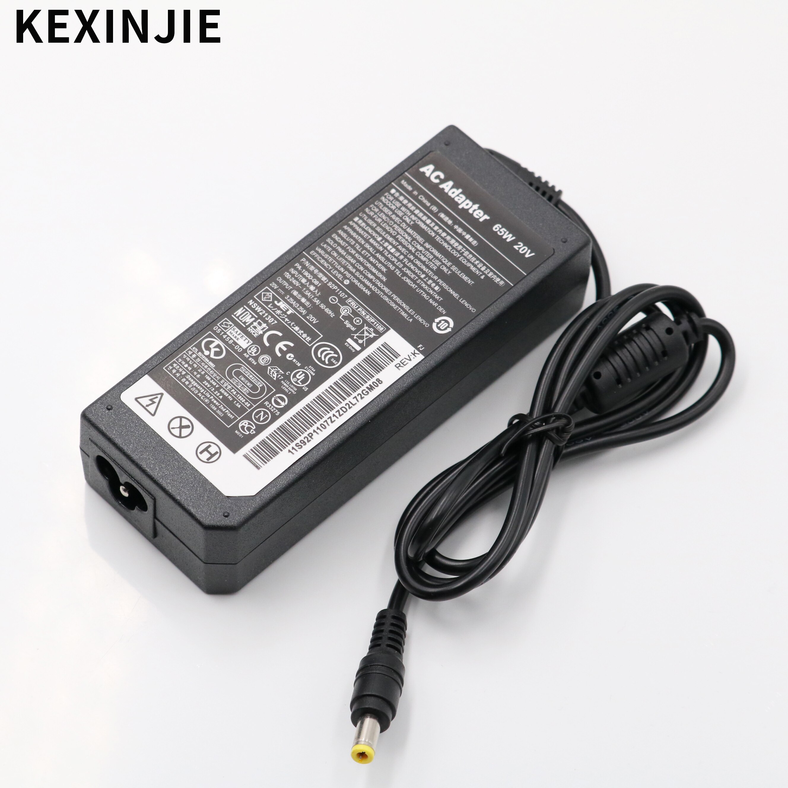 20V 3.25A Power AC Adapter Laptop Charger For Lenovo IdeaPad N586 P580 P585 PA-1650-56LC CPA-A065 36001792 adapter