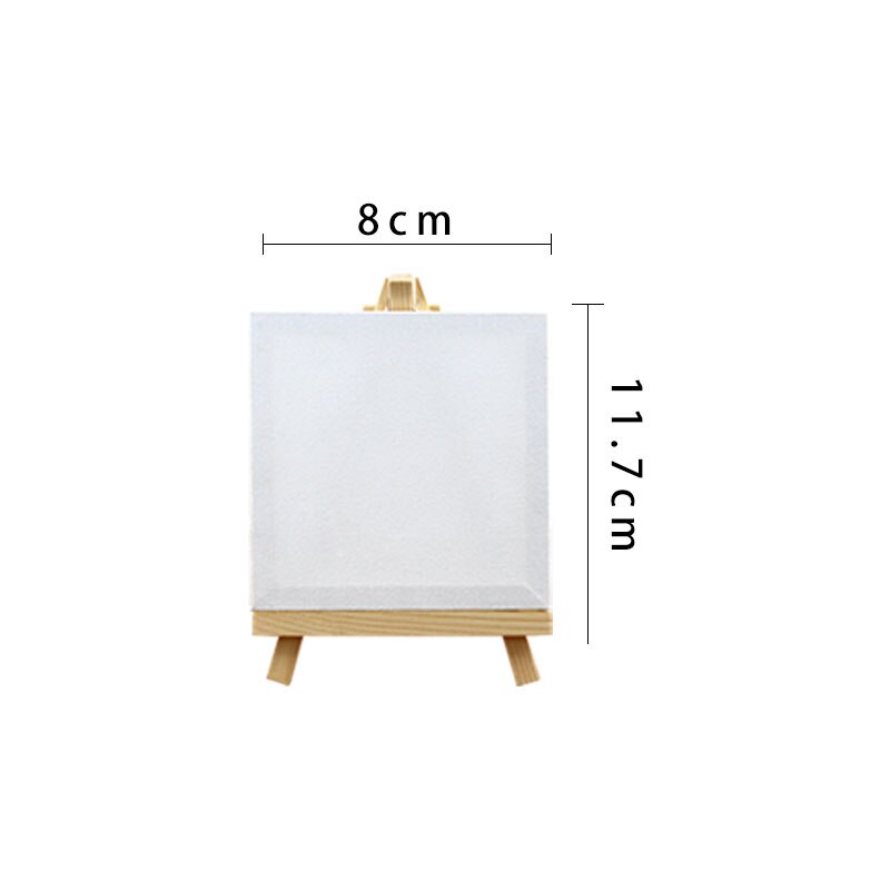 Mini lomme lille træ staffeli tegnebord kunstner billed stativ ramme sæt børn kunst skitse staffeli maleri forsyninger håndværk gør-det-selv: B