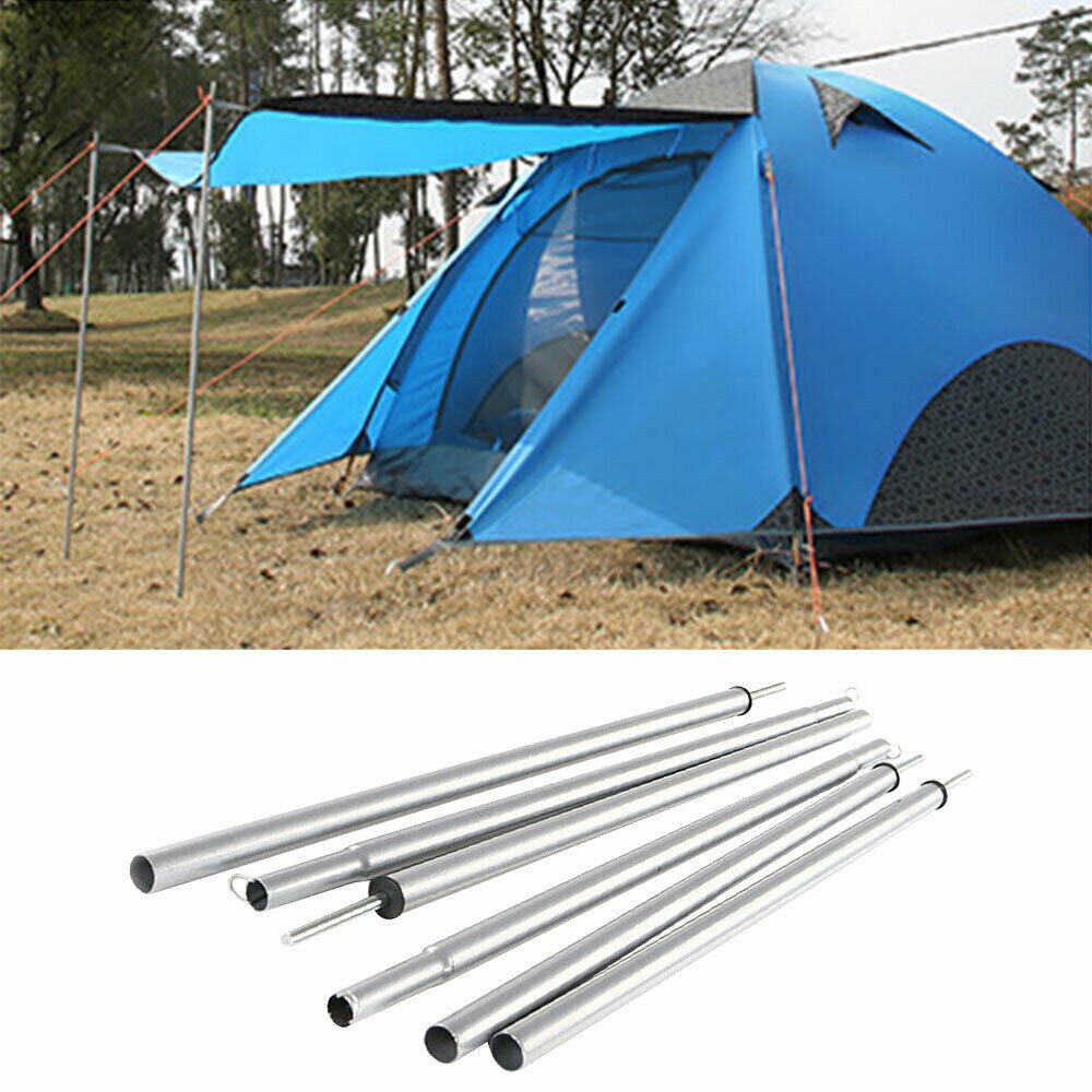 2 Stks/set Universele Ijzer Verstelbare Outdoor Camping Tarp Telescopische Tent Polen Tuin Zonnescherm Outdoor Camping