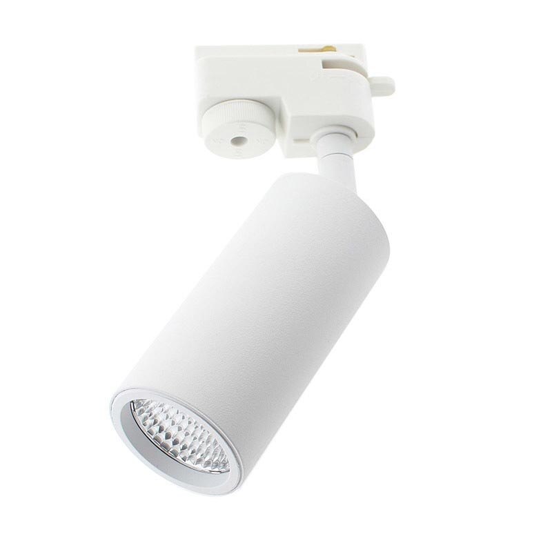 Foco carril Monofásico mini CRONOLUX RAIL LED blanco 9W, Blanco cálido