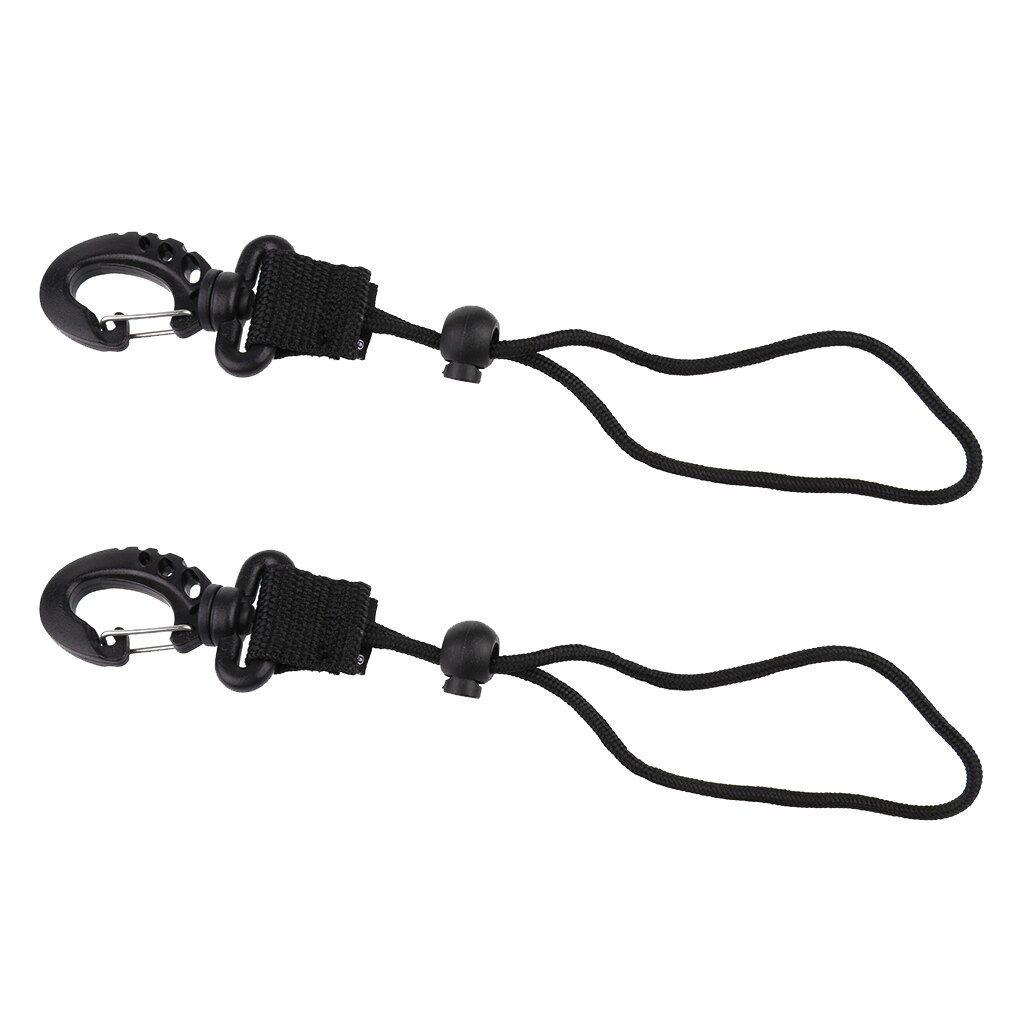 2x dykkerdykkersvømning vandtæt udstyr sikkerhedshåndledsrem lanyard passer til forskellige dykkerlygter