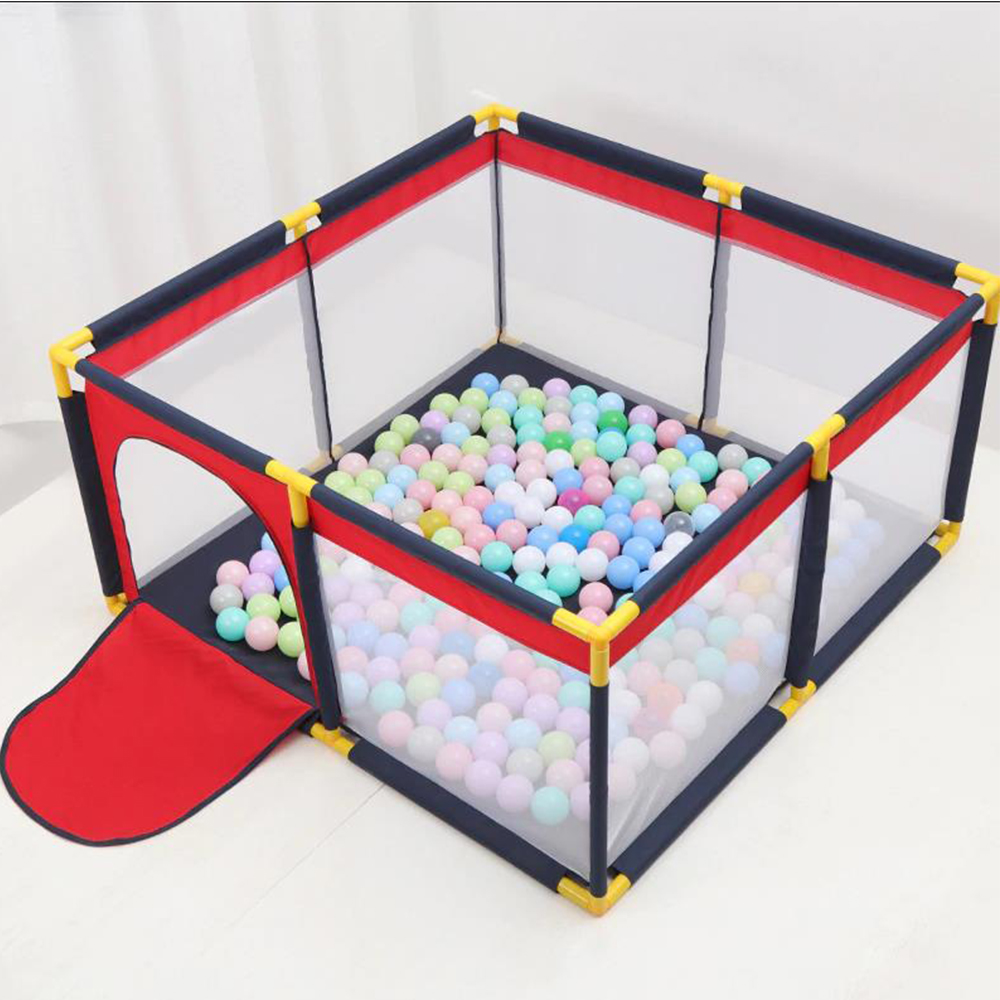 Bébé parc panneau pliable enfants barrière boule fosse Portable clôture Center d'activité jouer cour enfant en bas âge pour Indodoor extérieur ramper: M