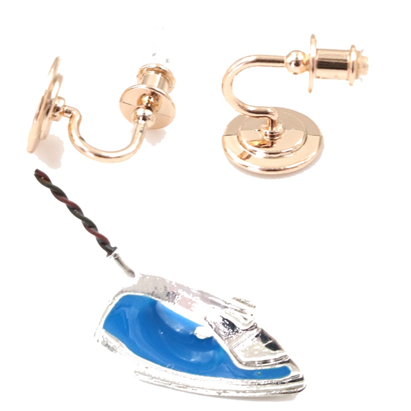 1/2 stück 1/12 Puppe Haus Zubehör Metall 1:12 Puppenhaus Miniatur Zauberstab Licht Lampe Eisen Schmuck Eisen Kleidung Modell