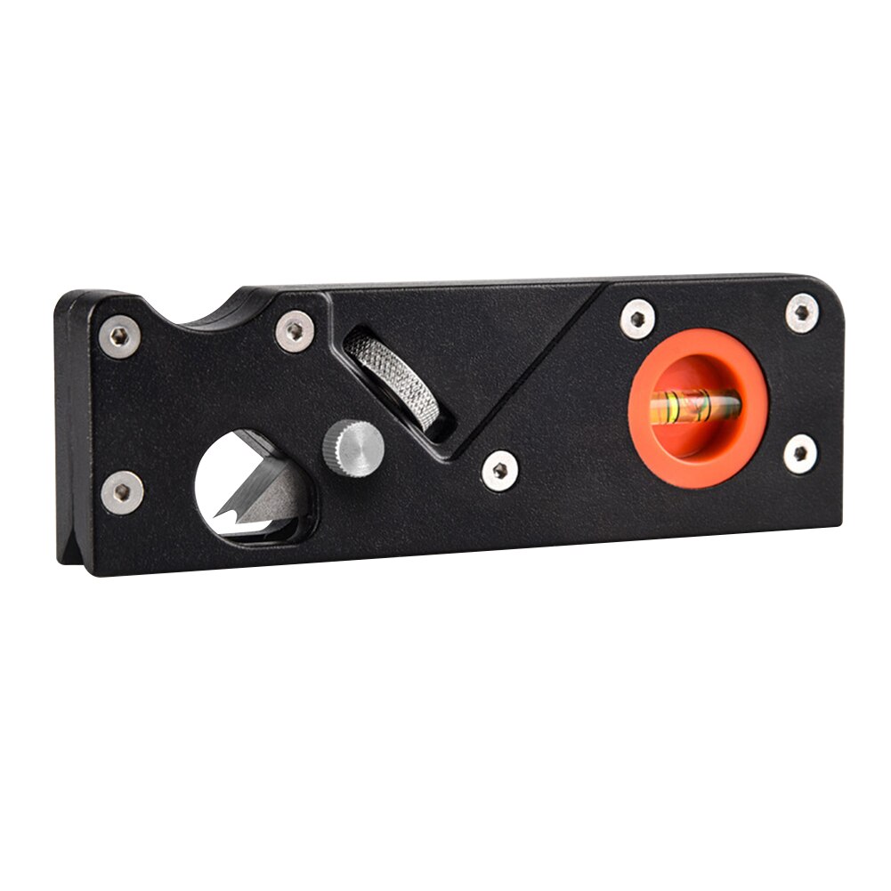 Woodworking Edge Corner Plane 45 Degree Bevel Chamfering Trimming Planer Lightweight Portable Hand Tool: Black