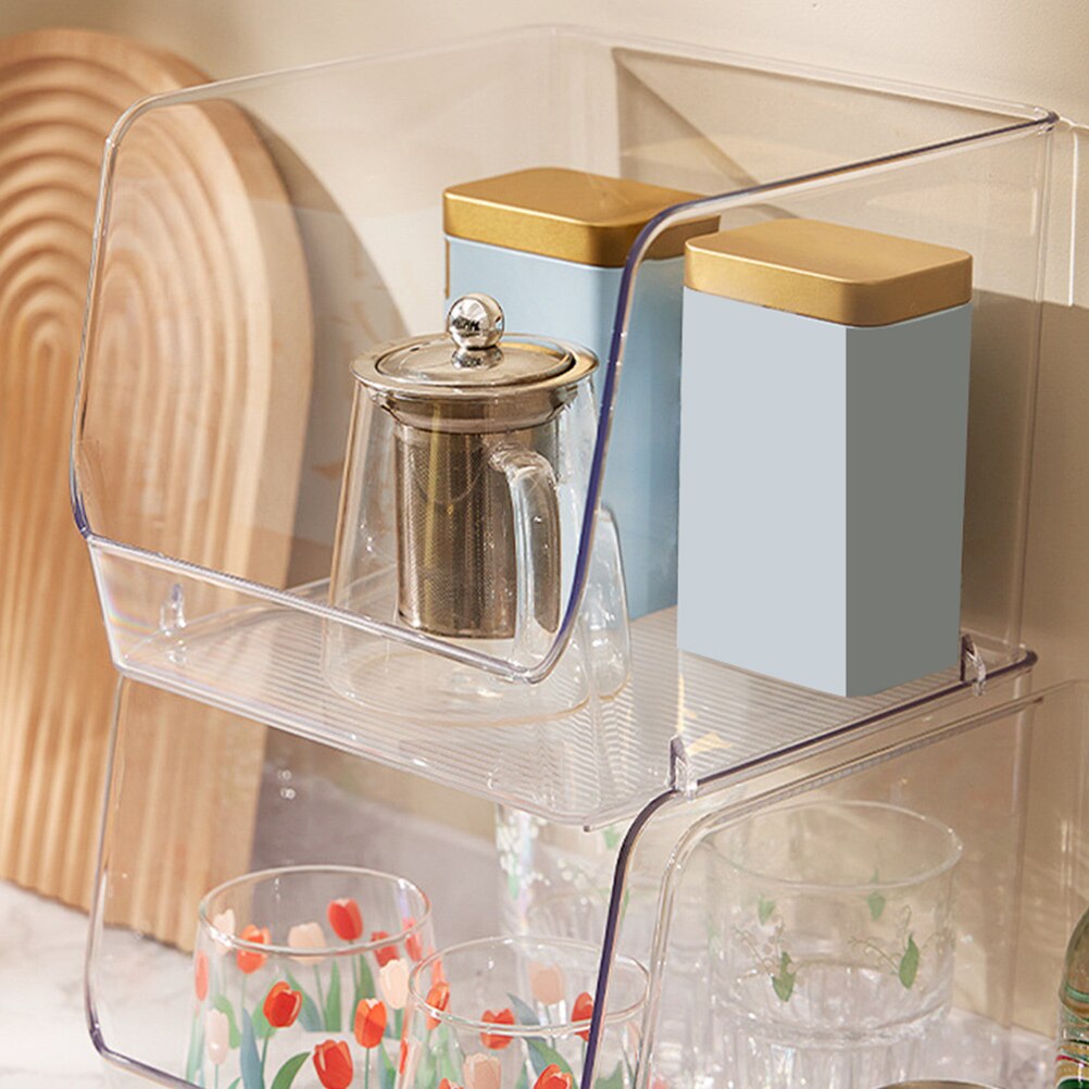 Transparent Cup Holder Cup Rack Plastic Cup Storage Rack Water Glass Holder