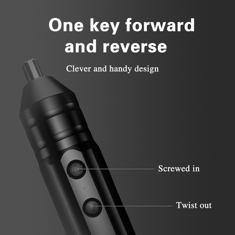 Portable Electric Screwdriver Cordless Electric Drill Brushless Impact drill Electric Hammer USB Charging home Repair Set Tool