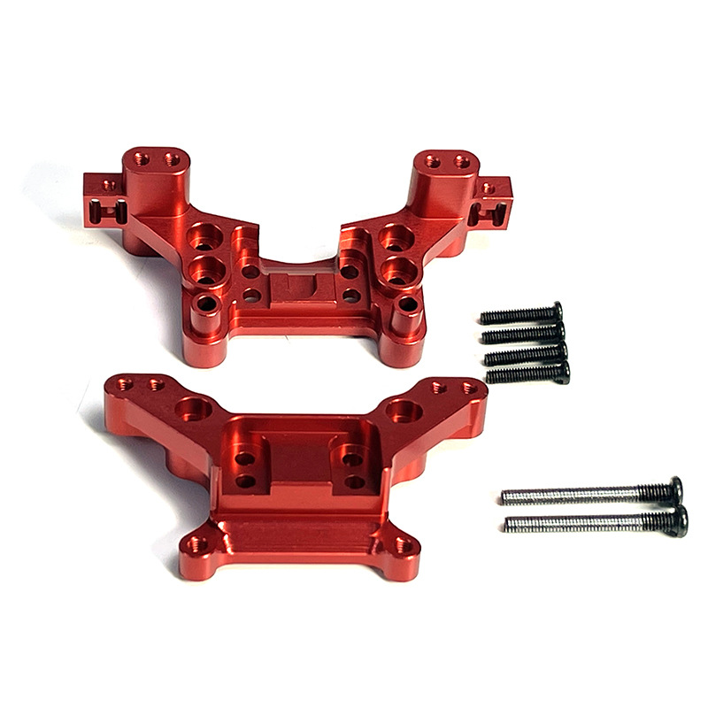 MJX Hyper Go RC piezas de coche 16207 16208 16209 16210 H16 Control remoto coche Metal soportes de choque delanteros y traseros Accesorios