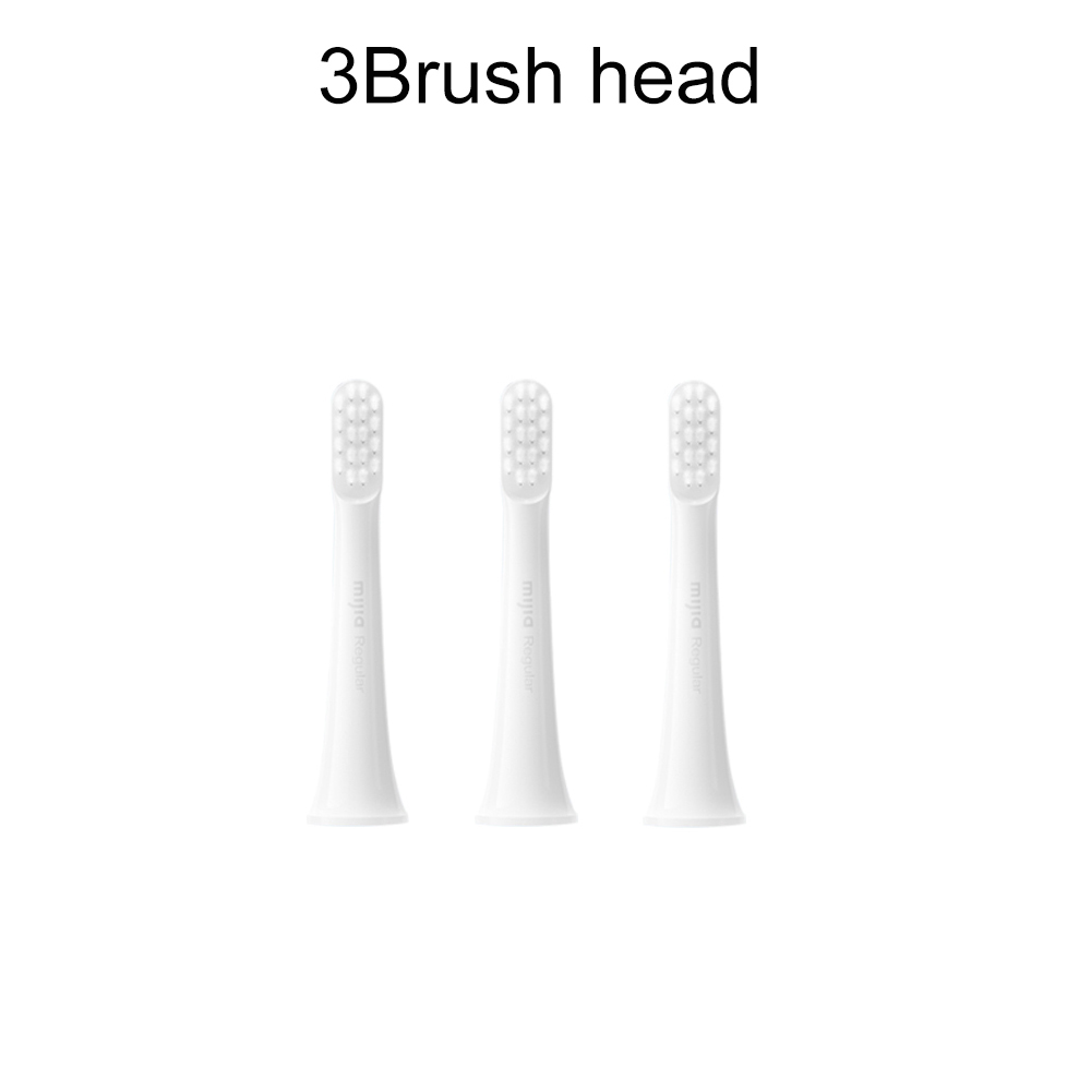 Mijia Ultrasonic Sonic Automatic Toothbrush T100 USB Rechargeable IPX7 Waterproof Electric Toothbrush: 3 Heads