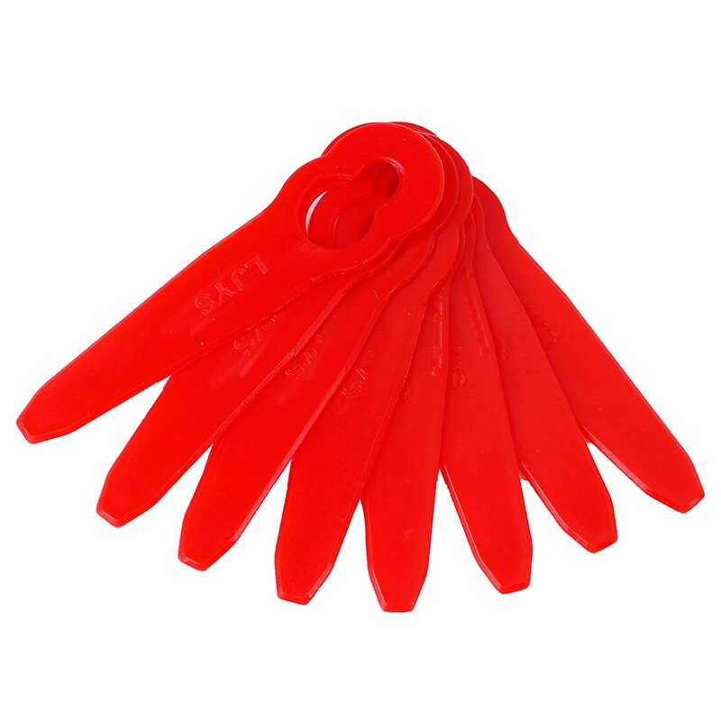 100 pièces en plastique balançoire lame pendentifs pour DKGT06 20V Lithium 1500mAh sans fil coupe gazon jardin Timmer A